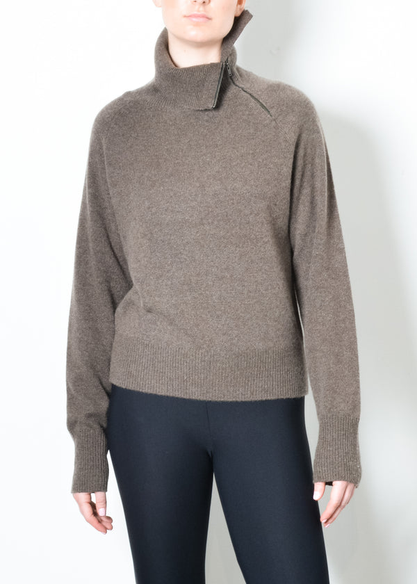 Cashmere Turtle Neck with Zip - TAHOE Sweater STYLEM   