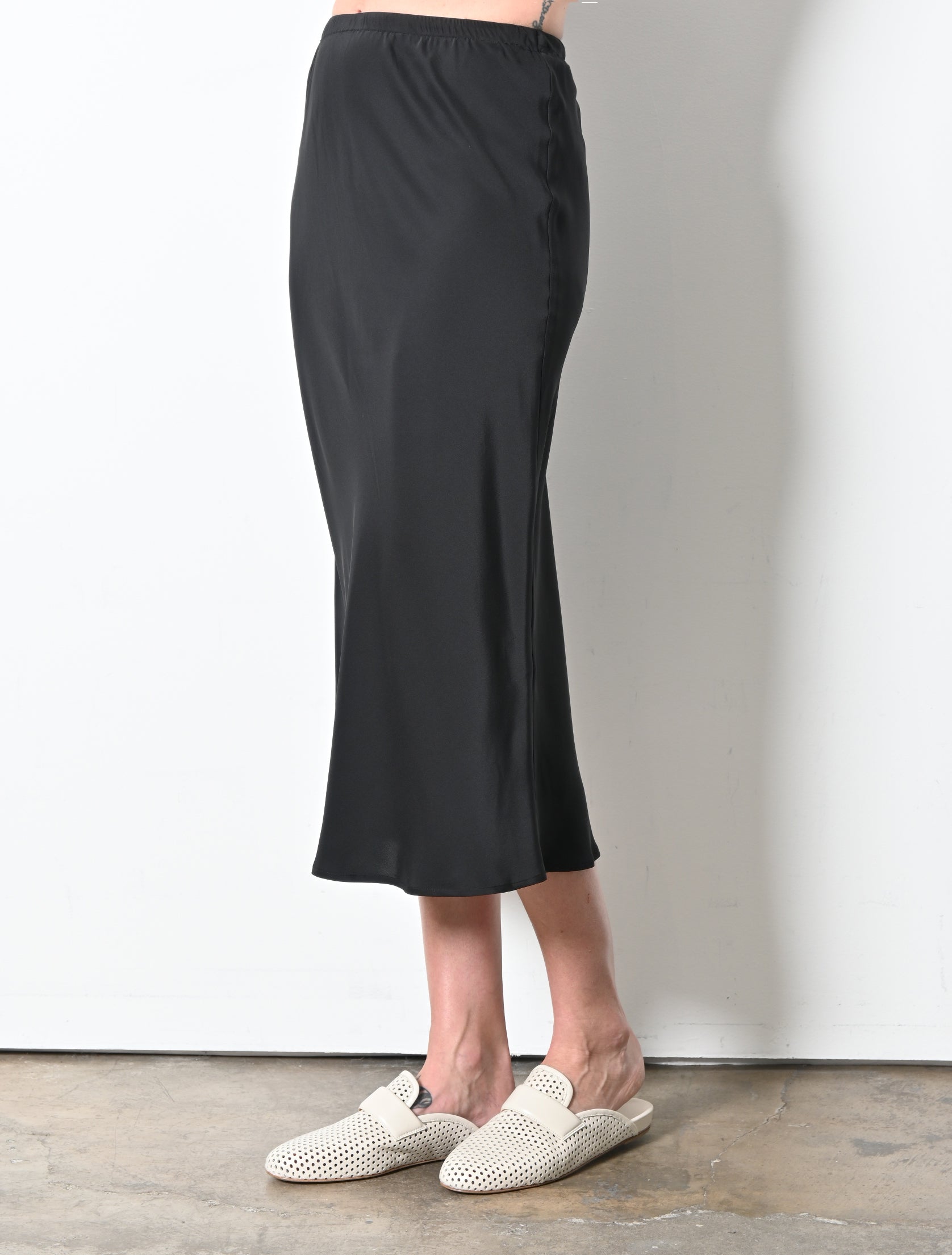 Silk Bias Midi Skirt - REGAN Skirt GENERAL ORIENT   