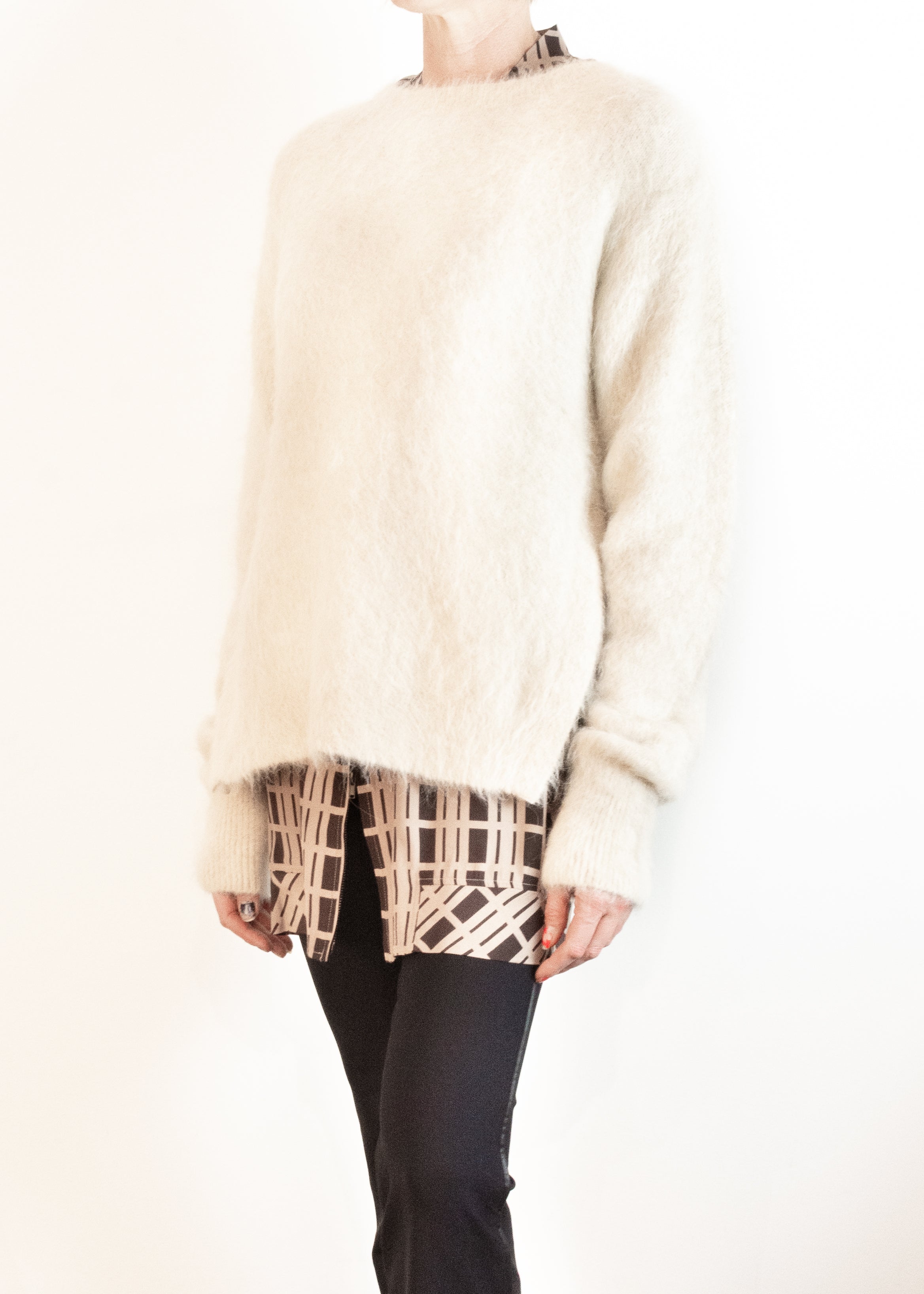 Alpaca Crew Neck Top - TEMECULA Sweater STYLEM   
