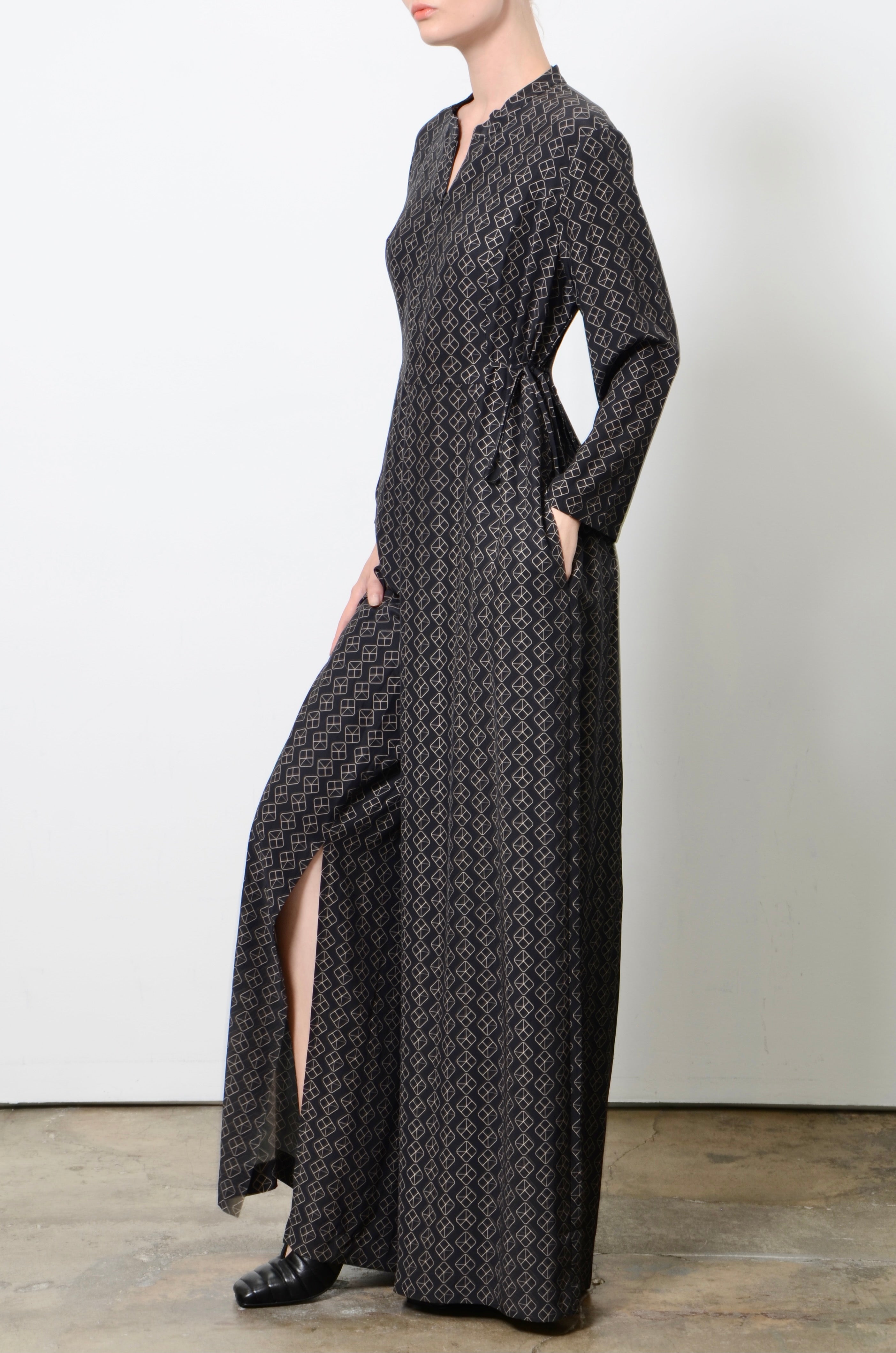 Silk Wide Leg Jumpsuit - TATIANA Jumpsuit GENERAL ORIENT   