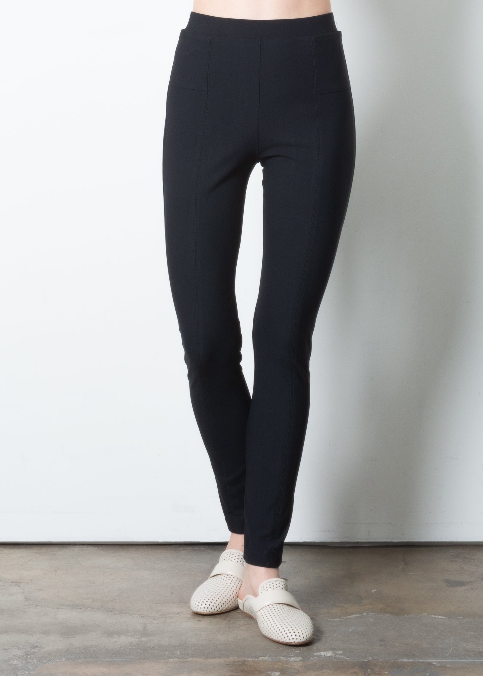 Theory Women's Seamed Leggings, Black, S at Amazon Women's