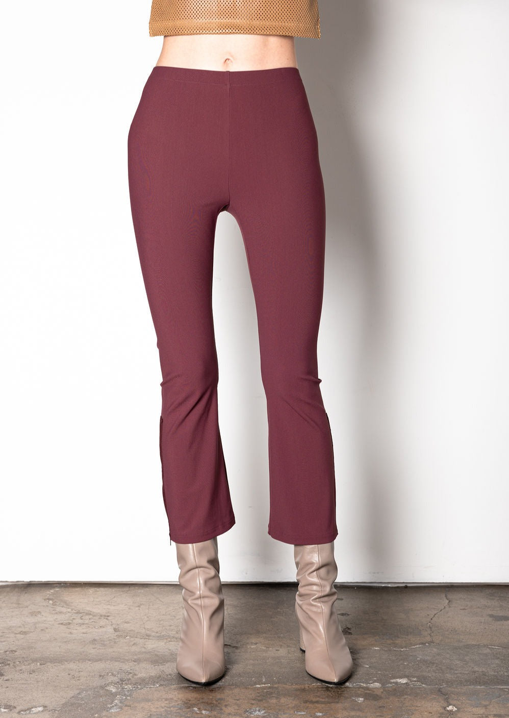 Tech Stretch Cropped Side Zip Pant - MITRA Pant STYLEM