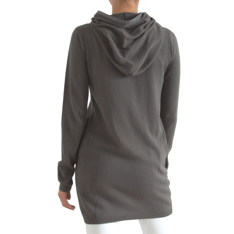 Hooded Midi Cardigan - TESS Sweater STYLEM   