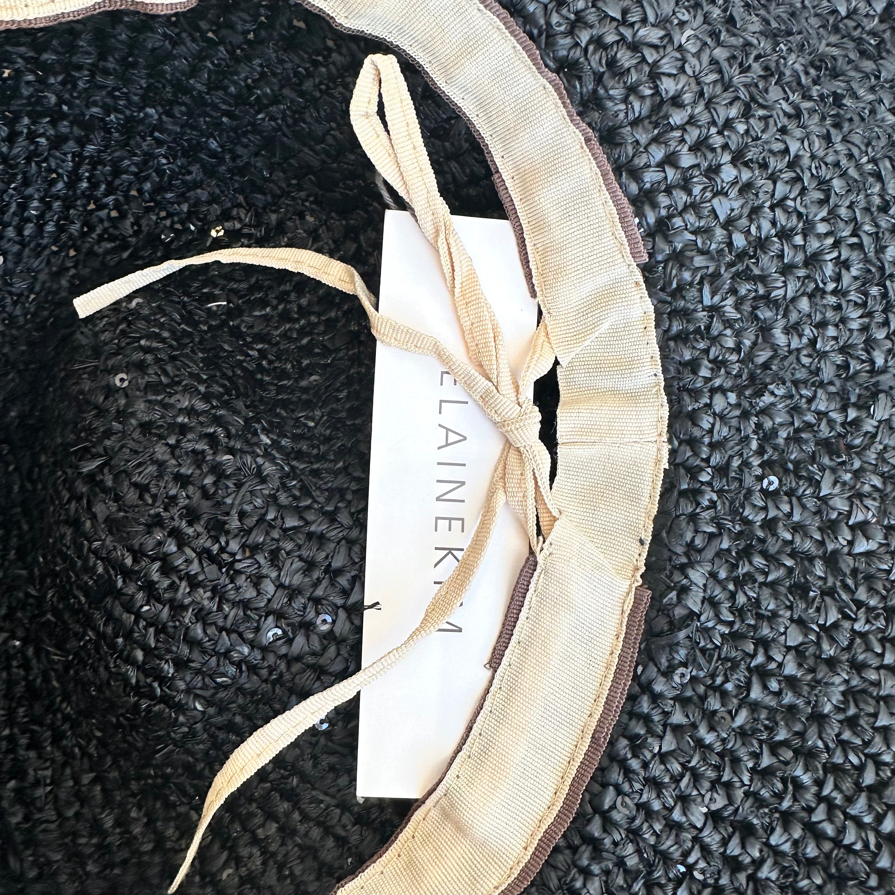 Wide Brim Iridescent Straw Hat - MARA Hat Florabella   