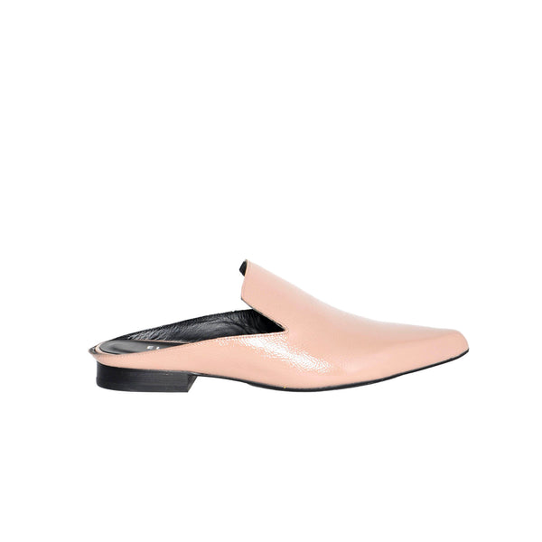 Patent Leather Open Back Loafer - SAMMI Shoes Elaine Kim   