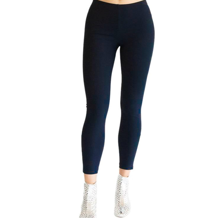 Buy Navy Side Zip Lycra Pants and Trouser for Women