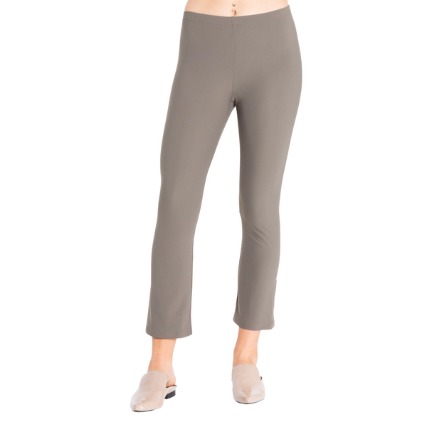 Tech Stretch Cropped Flare Leggings - MITA SP22 Pant STYLEM Seagrass P 