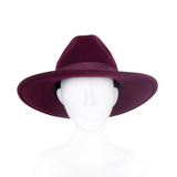 Wool Fedora Hat - DALLAS Hat Lovely Bird merlot medium 