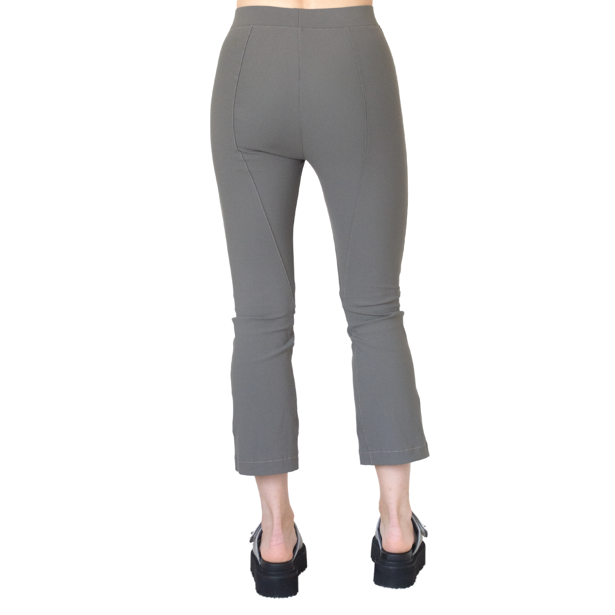 Tech Stretch Cropped Flare Legging w/ Contrast Stitch - RITA SS22 Pant STYLEM   