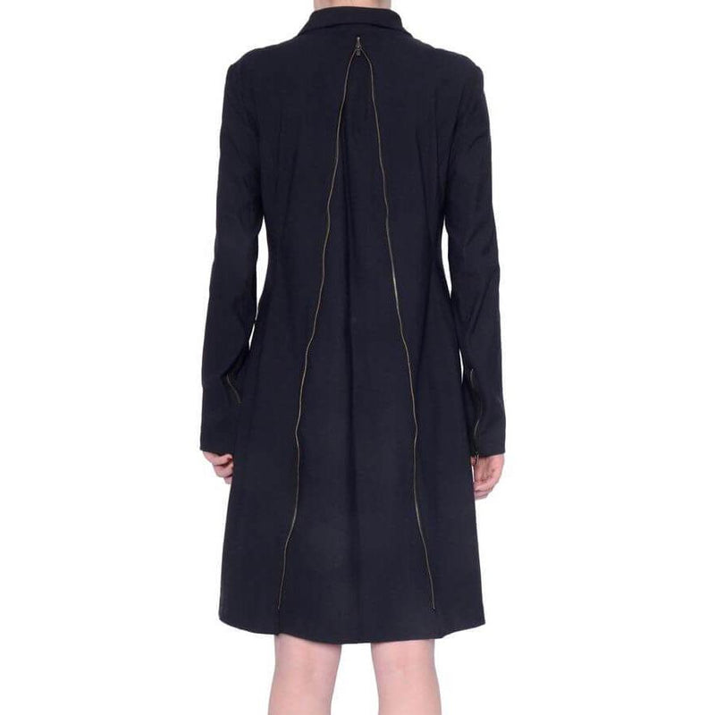 Tech Stretch Convertible Coat Dress - SAWYER Coat STYLEM   