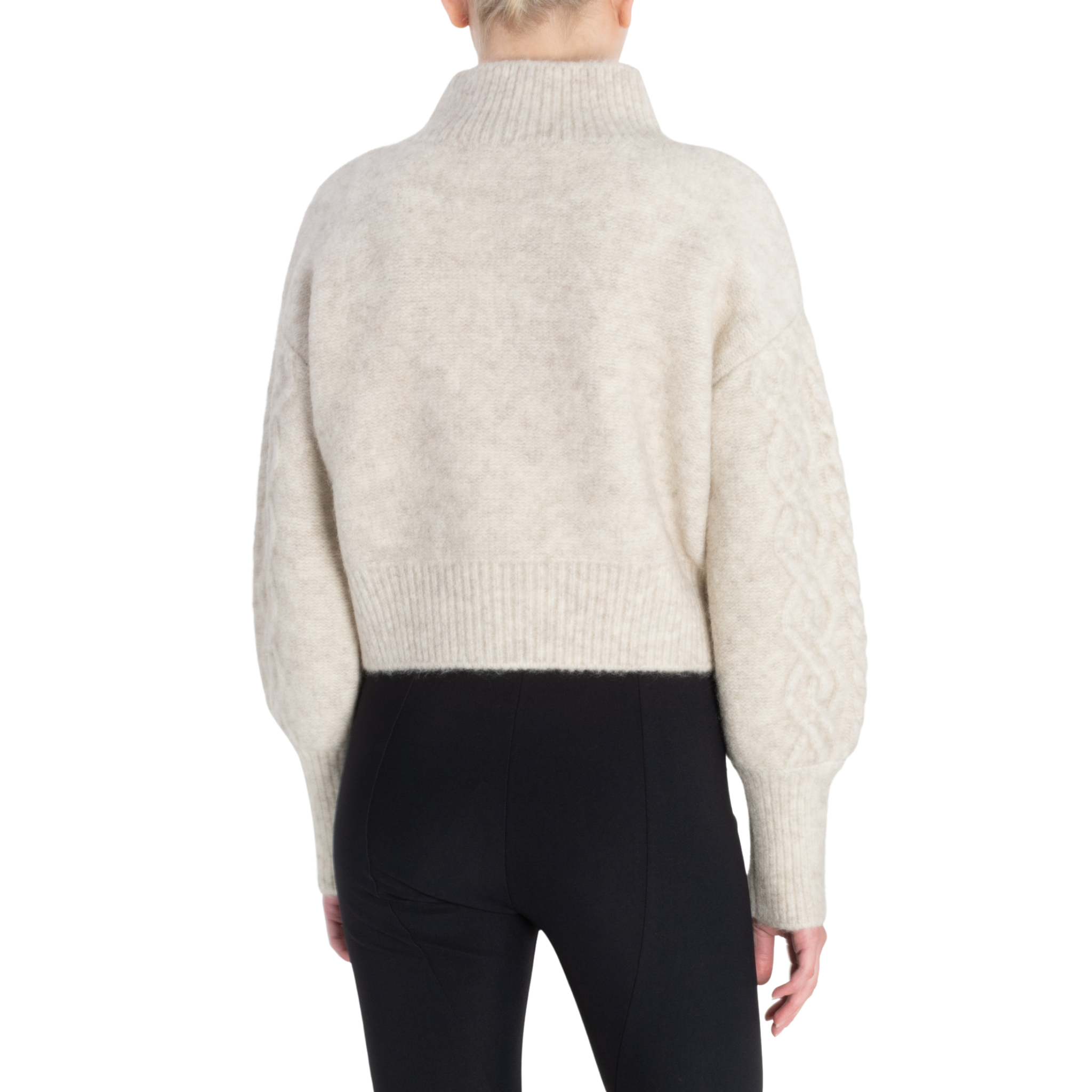 Alpaca Cable Zip Jacket - SPENCER Jacket STYLEM   