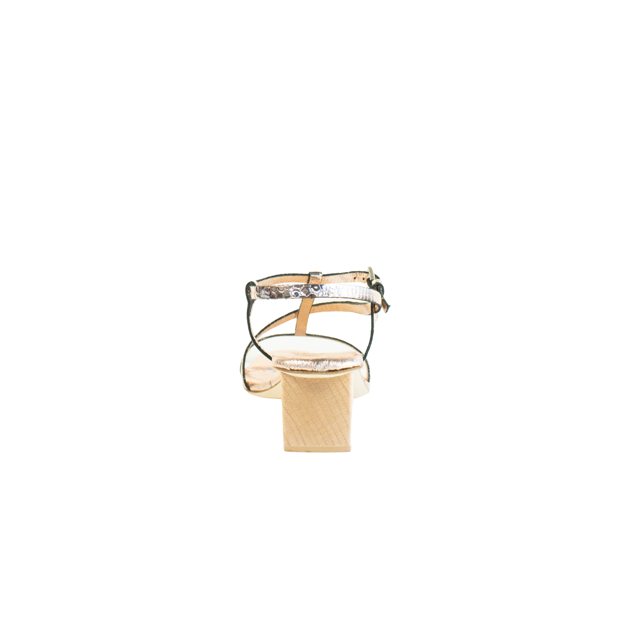 Strappy Mid-Heel Sandal Shoes Del Carlo   