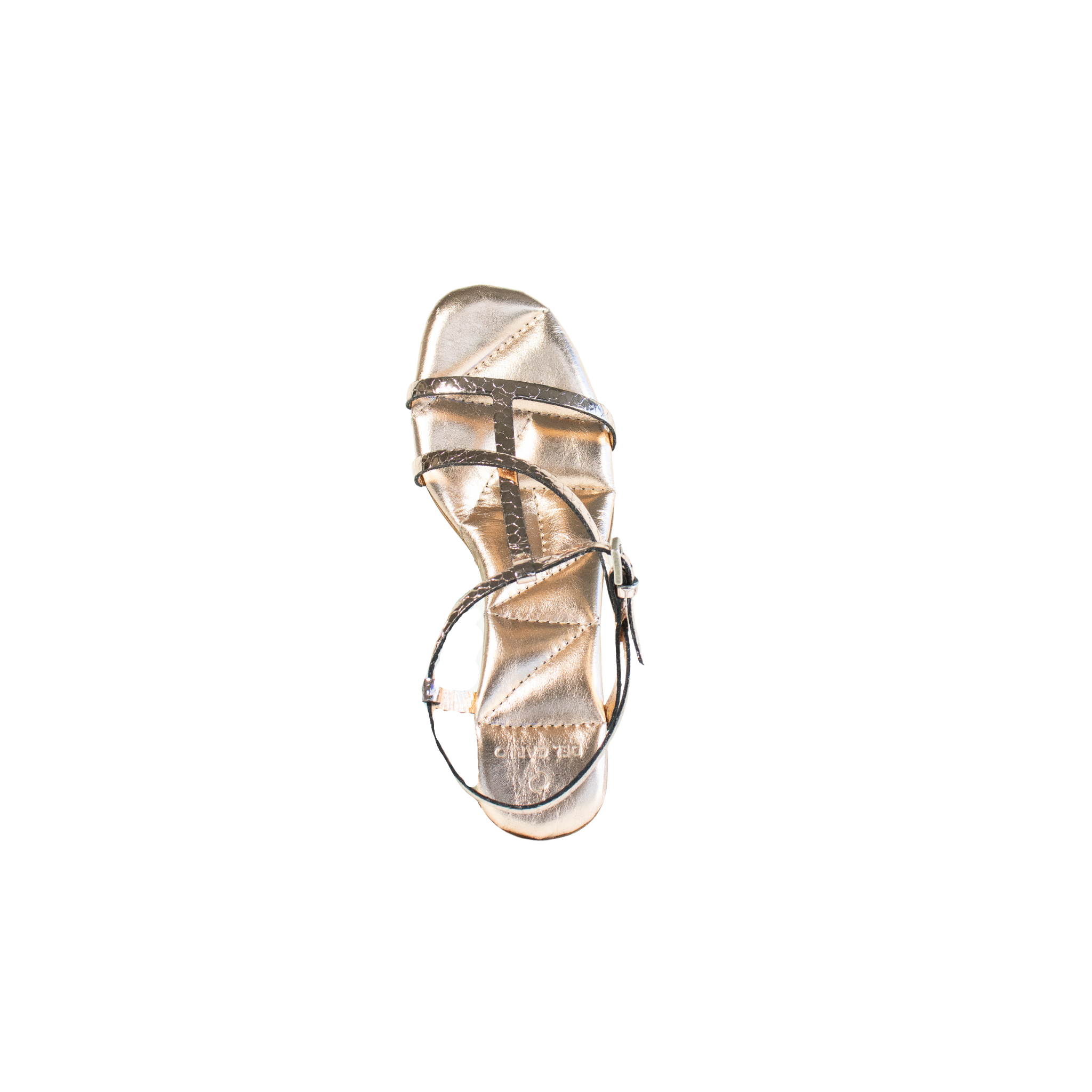 Strappy Mid-Heel Sandal Shoes Del Carlo   