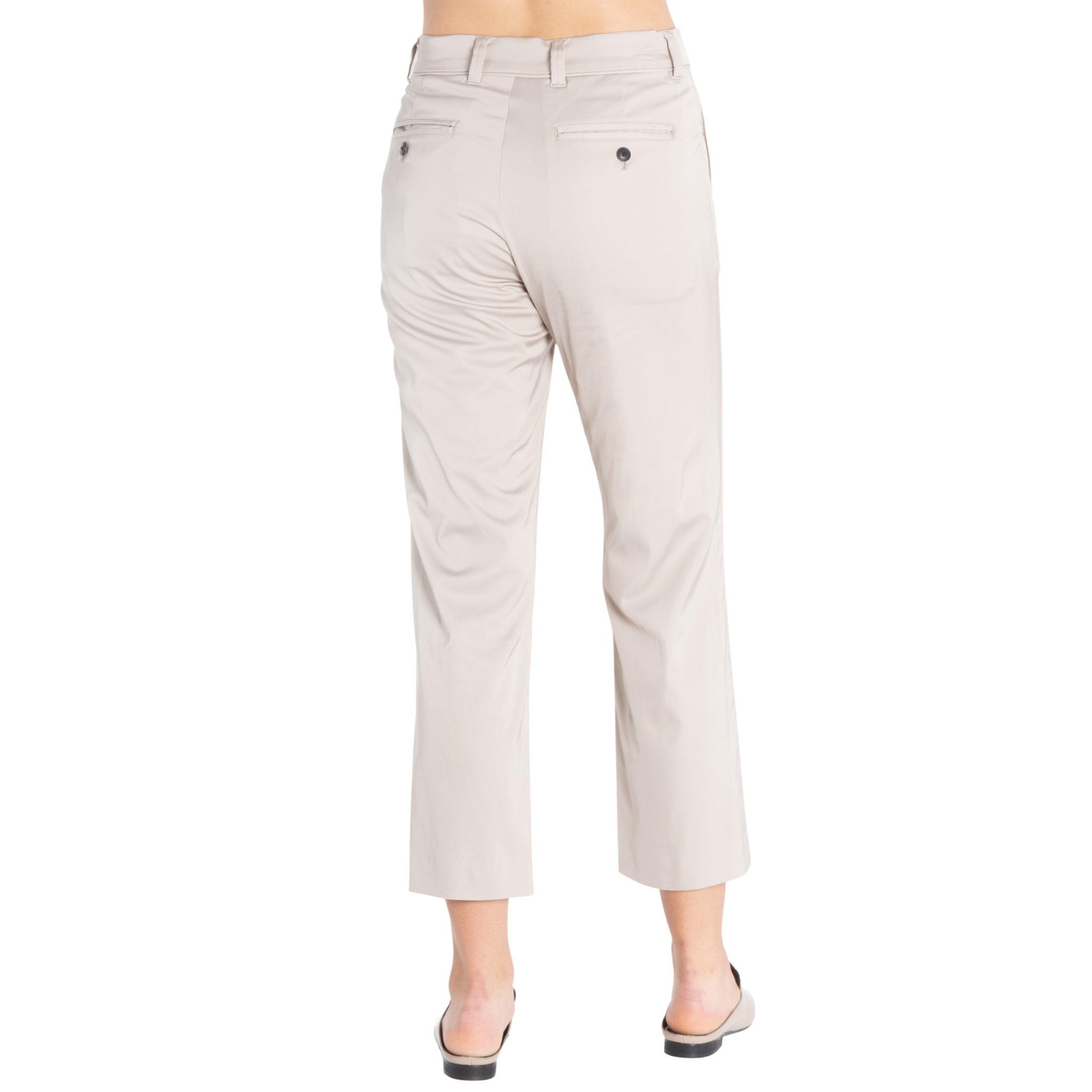 High Power Cupro Cropped Boy Trouser -TARIKA SP22 Pant STYLEM   