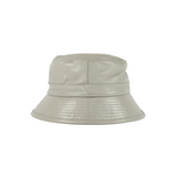 Vegan Leather Bucket Hat - TYRON Hat Elaine Kim Collection Gray OS 