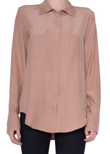 Silk Blouse with Pockets - ROSSMORE Top General Orient Rosette P 