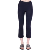 Tech Stretch Cropped Flare Leggings - MITA Pant STYLEM Midnight P 