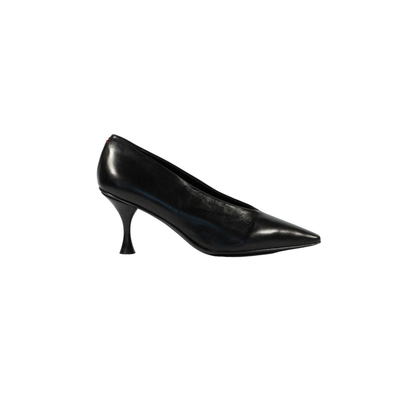 Pump Pointy Toe Stiletto Heel Velia by Halmanera Shoes Halmanera Black 36 