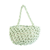 Handmade Crocheted Cotton Rope Wide Bag - LIBE Bag Alienina Ocean OS 