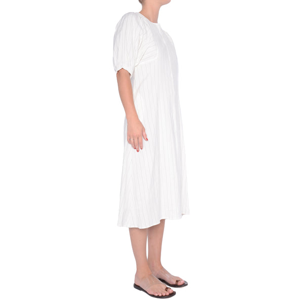 Stretch Linen Front Zip Dress - SALEM Dress Elaine Kim   