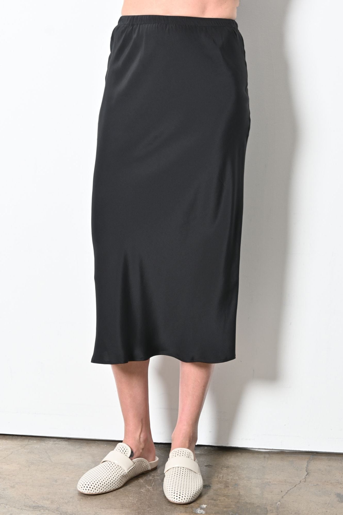 Silk Bias Midi Skirt - REGAN Skirt GENERAL ORIENT   