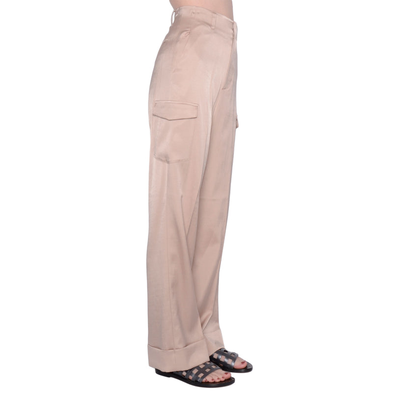 Cupro Cuffed Cargo Pant - SOMA Pant Elaine Kim   