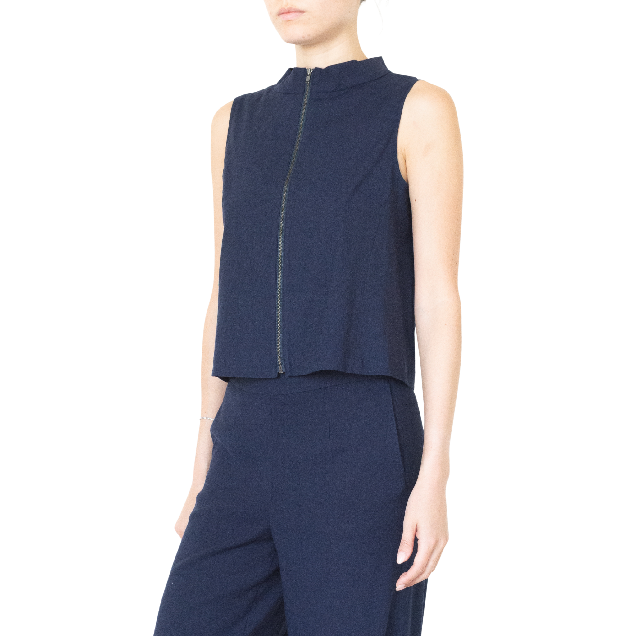 Stretch Linen Vest - STORMIO Vest STYLEM   