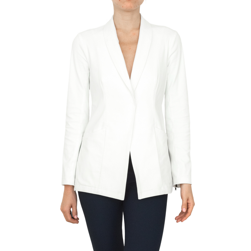 Tech Stretch Shawl Collar Blazer with Zipper - TAMARA SP22 Coat STYLEM   